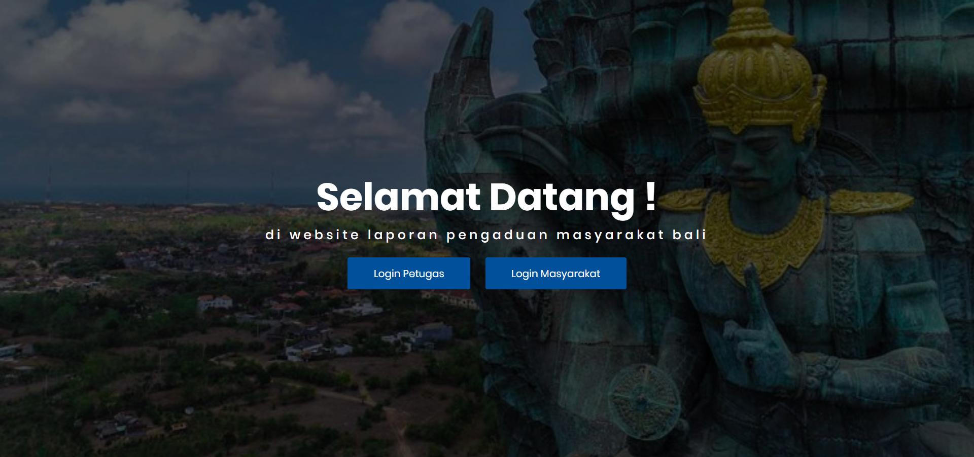 Web Pengaduan Masyarakat